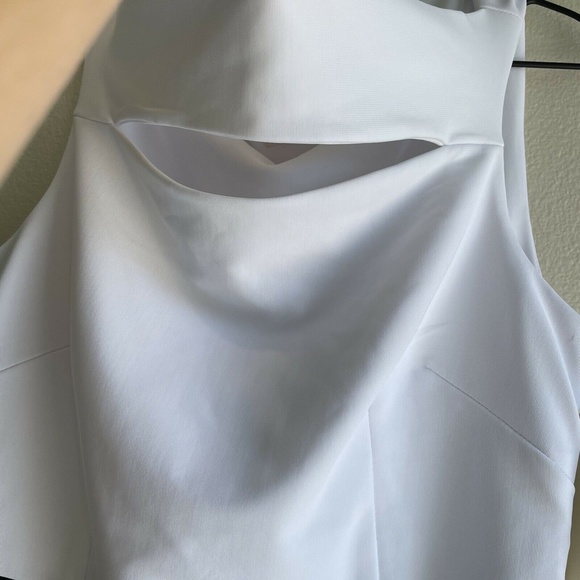 Boston Proper Women' Formal Evening Maxi Dress Color Block Black White Medium - Picture 8 of 10